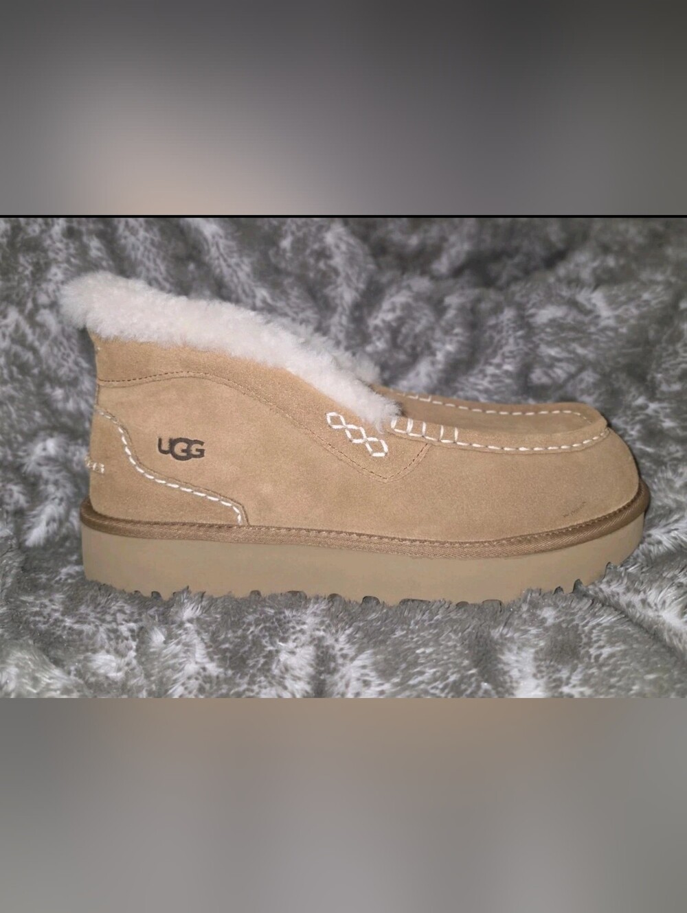 UGG Ansley Parc Slipper / Loafer ~ Chestnut | 11M / 12W *NWOB